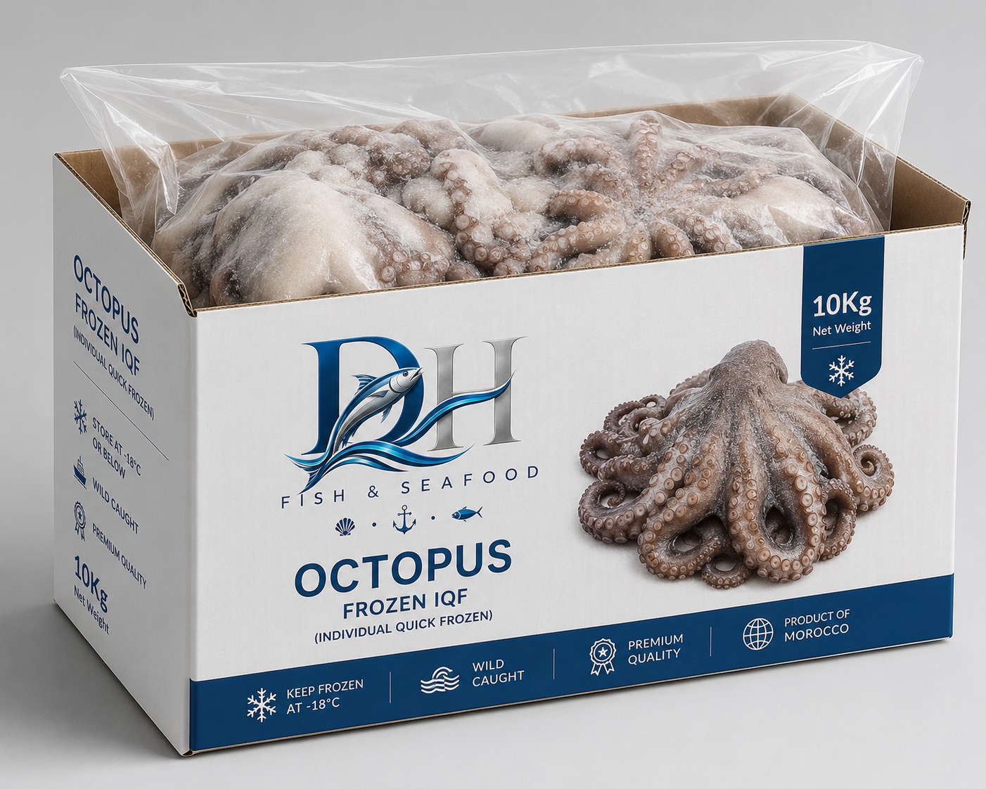 Caracatiță congelată IQF — Imagine furnizor