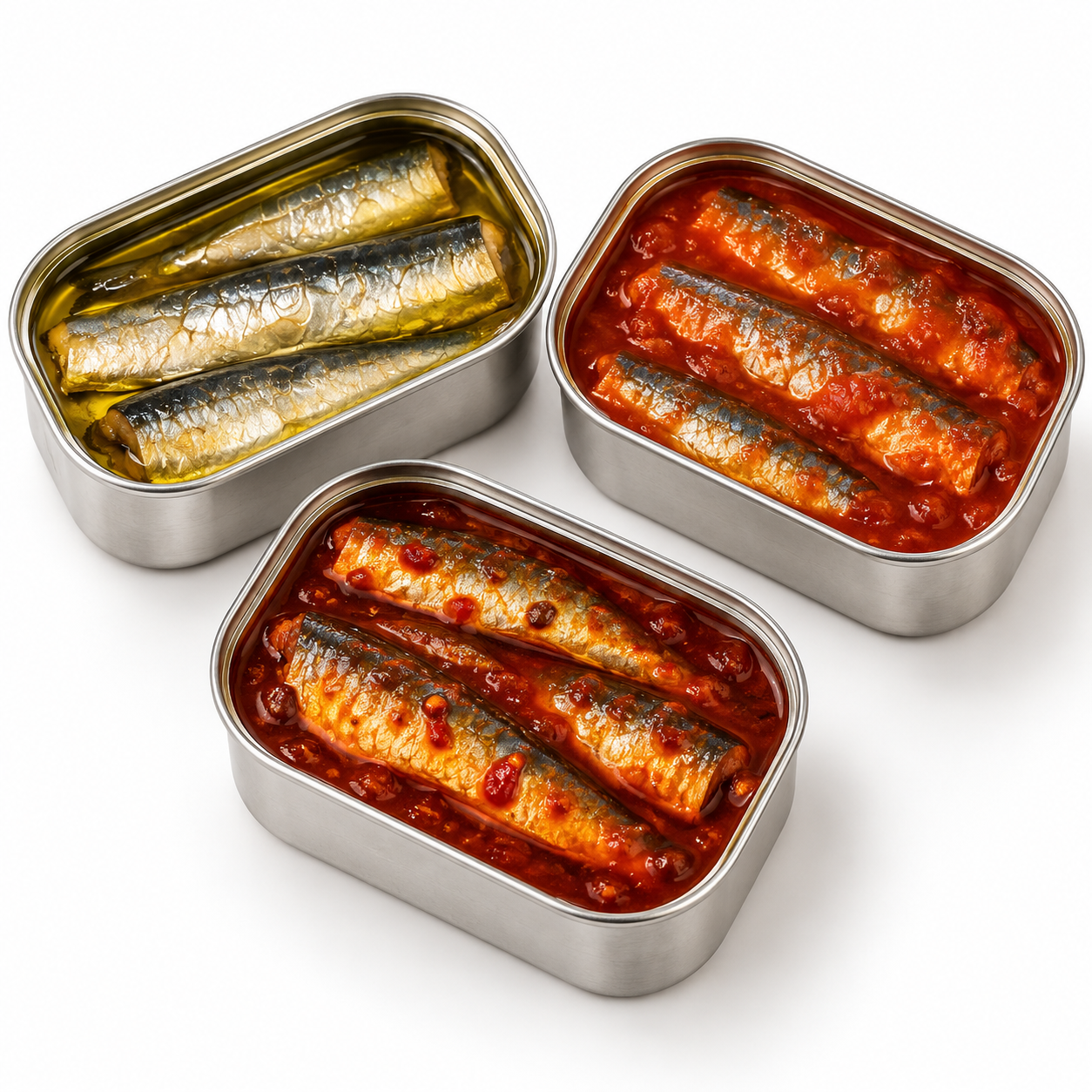 Sardine conservate — Ilustrație AI